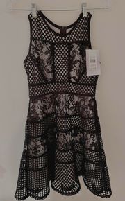 girls black lace dress