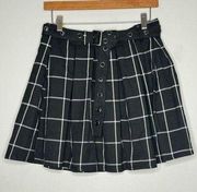 Hot Topic Pleated Skirt SIZE M Punk Style Plaid Highwaisted Grunge Gothic Skirts