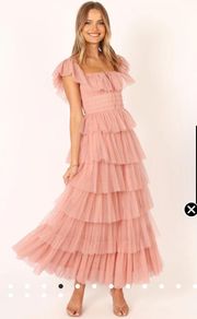 Belle Maxi Dress Blush