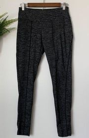 Vera Wang Simply Vera Marled Gray High Waisted Leggings