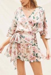 NWT Meet me in the Garden Floral Romper Dress size small