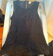 Black lace tank