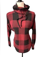 Mick Neck Buffalo Plaid Pullover Sweatshirt Sz Small