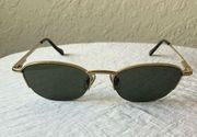 Fossil: Gold Tone Tiny sunglasses (Fossil Summer- Leah) black gradient- Y2K