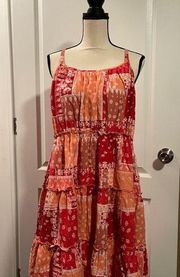 Beachlunchlounge Sundress. Size L. Red/salmon color.