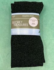 Secret Treasures Glitter Stripe Tights L/XL