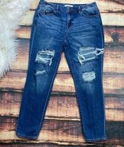 $5 SALE! Refuge Straight Jeans Distressed Destruct