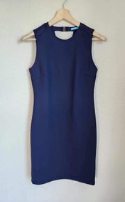 J. McLaughlin Navy Blue Solid Barry Dress New with tags small