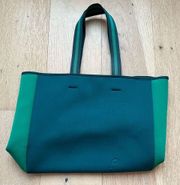 SUMMERSALT Beach Tote Bag Seaglass Seaweed Green Neoprene Waterproof