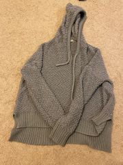 Gray Popcorn Pullover