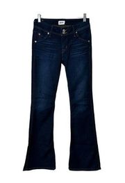 Hudson Dark Rinse COLLIN Midrise Bootcut Jeans Women's Size 24 New