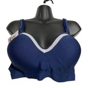 Hanes Womens Size 3XL Comfort Flex Fit Wirefree Convertable T-Shirt Bra MHG199