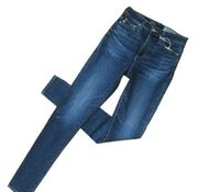 NWT Adriano Goldschmied Mila in 8 Years Blue Portrait High Rise Skinny Jeans 24