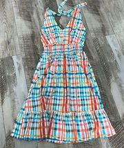 Plaid bright sundress