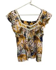 Jessica Simpson Women’s Bay Breeze Tropical Pajama Set Size S