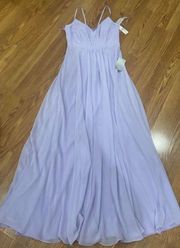 Eliza J Lavender Puriple Maxi Dress NWT size 4