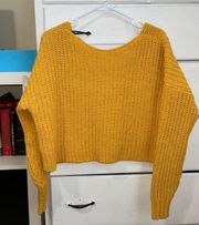 Yellow soft  sweater