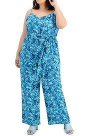 BAR III
PLUS V-NECK PRINTED JUMPSUIT