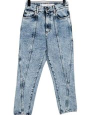 High rise skinny leg jeans