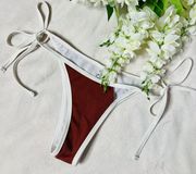 Cheeky Ribbed Bikini Bottoms