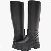 NEW NIB  Black Dollie Chunky Knee High Boots | 7