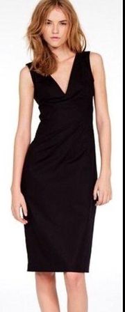 NWT  Derek Lam + eBay Black Shift Dress With Peplum Size 8