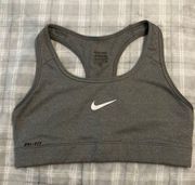 Dri-Fit Gray Sports Bra