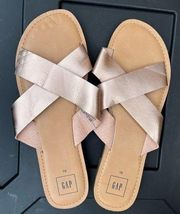 NWT: rose gold GAP sandals