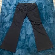 Black Flare Leg Trousers by Express