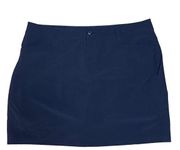 Eddie Bauer Adventurer 2.0 Skort Womens Plus Size 16 Blue Pockets Golf Tennis