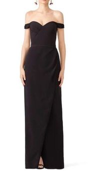 JS Collections Black Sweetheart Gown Size 4 US $298