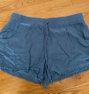 Blue Flowly Shorts