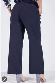 NEW Roz & Ali Navy Pull On Ankle Length Pants with Pockets Plus Size 18