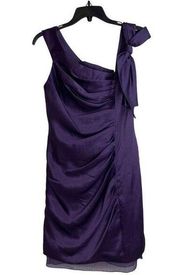 White by Vera Wang Purple Bridesmaid Formal Dress Size 4