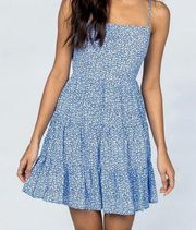 Princess Polly Blue Floral Mini Dress