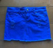 Delia’s Blue Micro Mini Skirt 