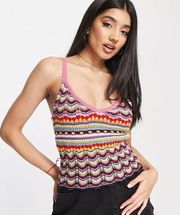 Crochet Colorful Cami