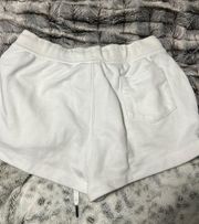 White  Cotton Shorts