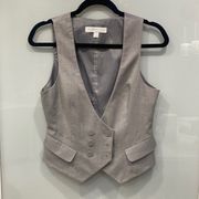 New York & Company Stretch Women's Suit Grey Vest Sz 2
