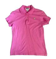 Lilly Pulitzer White Tag Pink “Shrunken” Polo Shirt