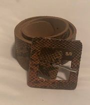 Snakeskin Belt