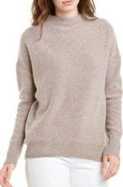 Magaschoni Funnel Neck Sweater in Tan