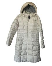 The North Face  Ivory White Metropolis 2 Parka Women’s Down Parka Jacket Large