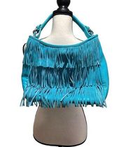 Charming Charlie fringed shoulder bag