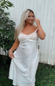 stunning white silk dress