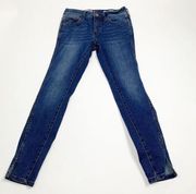 Pilcro and the Letterpress Womens Jeans Blue Size 28 Mid-Rise Skinny Denim