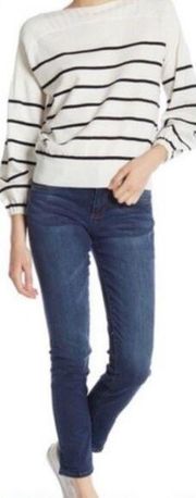 Kut from the Kloth Katy ankle straight leg crop jeans 12