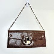 Rampage Women’s Clutch Bag in Brown With Chain Medium Bag