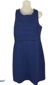 Old Navy  Blue & Black Striped Sleeveless Dress Size Large