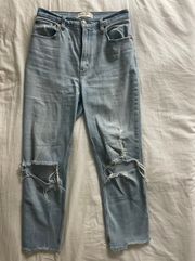 Ankle Straight Jeans